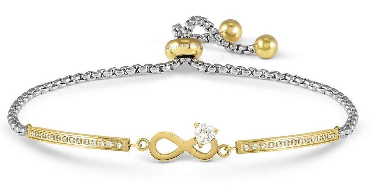 Bransoletka Nomination Italy Milleluci 028021 024 – złota z nieskończonością i cyrkoniami.jpg